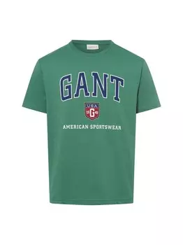 Классическая футболка GANT Shirt, зеленый