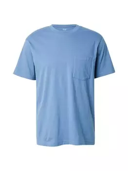 Классическая футболка GAP Shirt, пыльно-голубой