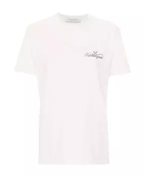 Классическая футболка Golden Goose, белый