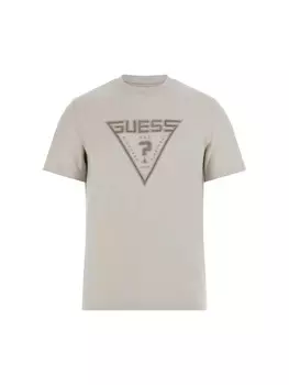 Классическая футболка GUESS Shirt, цвет beige/dark beige