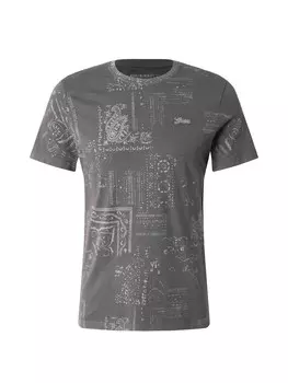 Классическая футболка GUESS Shirt, цвет light grey/dark grey