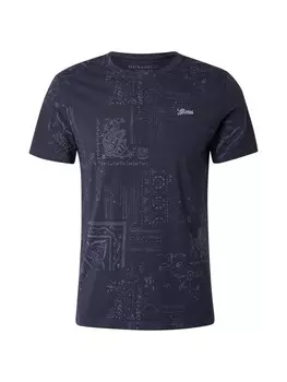 Классическая футболка GUESS Shirt, цвет opal/dark blue