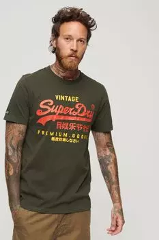 Классическая футболка Heritage Superdry, черный