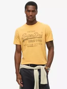 Классическая футболка heritage Superdry, желтый