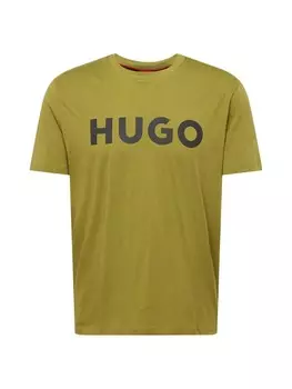 Классическая футболка HUGO Shirt Dulivio, оливковый
