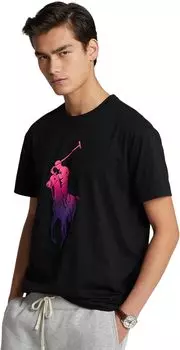 Классическая футболка из джерси Big Pony Polo Ralph Lauren, цвет Polo Black