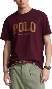 Классическая футболка из джерси с логотипом Polo Ralph Lauren, цвет Harvard Wine