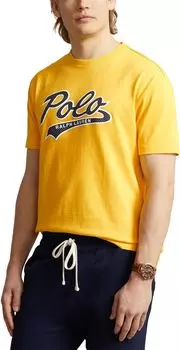 Классическая футболка из джерси с логотипом Polo Ralph Lauren, цвет Athletic Gold