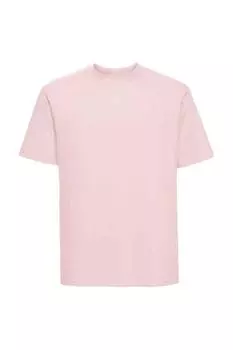 Классическая футболка из хлопка кольцевого прядения Russell, розовый