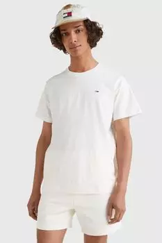 Классическая футболка из органического хлопка Tommy Jeans, белый
