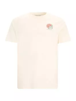 Классическая футболка Jack & Jones Plus Shirt JORFLORAL, серый