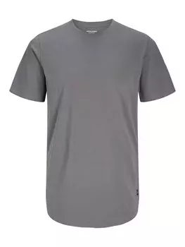 Классическая футболка JACK & JONES Regular fit Shirt JJENoa, темно-серый