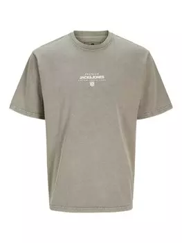 Классическая футболка JACK & JONES Shirt BLUAXTON, коричневый