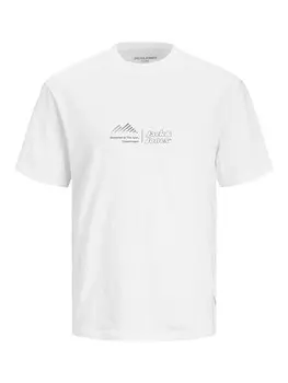 Классическая футболка JACK & JONES Shirt JCOLima, белый