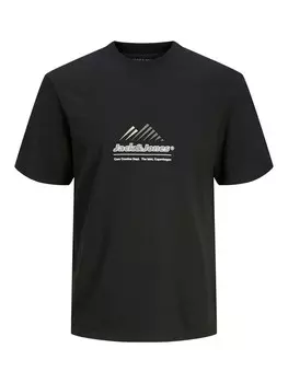 Классическая футболка JACK & JONES Shirt JCOLima, черный