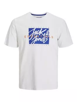 Классическая футболка JACK & JONES Shirt JJColton, белый