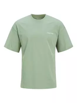 Классическая футболка JACK & JONES Shirt JJEBradley, цвет lime/pastel green