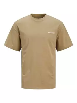 Классическая футболка JACK & JONES Shirt JJEBradley, хаки