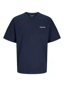 Классическая футболка JACK & JONES Shirt JJEBradley, ночной синий