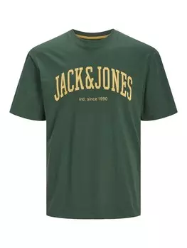 Классическая футболка JACK & JONES Shirt JJEJosh, темно-зеленый