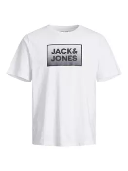 Классическая футболка JACK & JONES Shirt JJSTEEL, белый