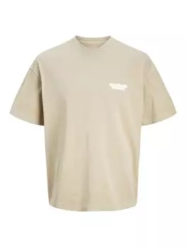 Классическая футболка JACK & JONES Shirt, песочный