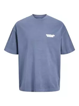 Классическая футболка JACK & JONES Shirt, пыльно-голубой