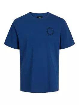 Классическая футболка JACK & JONES Shirt RDDOliver, сапфировый
