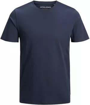 Классическая футболка JACK & JONES Slim fit Shirt, морской синий