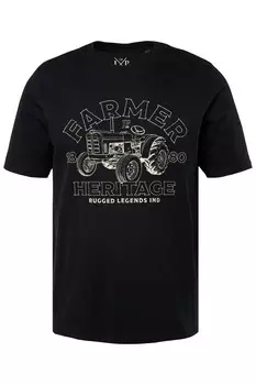 Классическая футболка JP1880 Shirt, черный