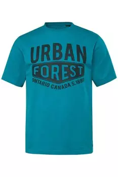 Классическая футболка JP1880 Shirt, цвет navy/turquoise