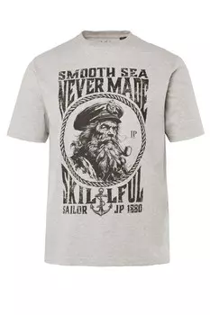 Классическая футболка JP1880 Shirt, серый