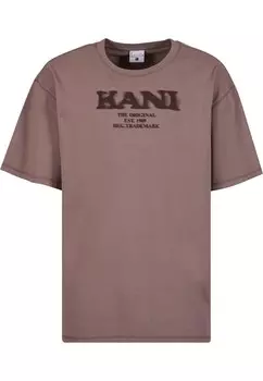Классическая футболка Karl Kani Shirt, цвет chocolate/dark brown