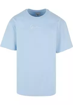 Классическая футболка Karl Kani Shirt KM-TE011-090-26, светло-синий