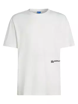 Классическая футболка KARL LAGERFELD JEANS Shirt, белый