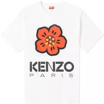 Классическая футболка Kenzo Boke Flower, белый