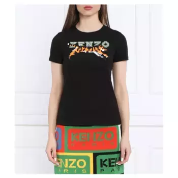 Классическая футболка Kenzo Pixel стандартного кроя Kenzo, черный