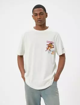 Классическая футболка Koton Shirt, белый