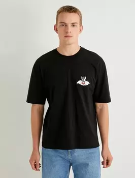 Классическая футболка Koton Shirt, черный