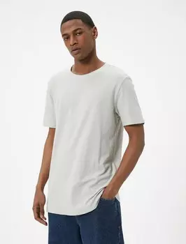 Классическая футболка Koton Shirt, серый