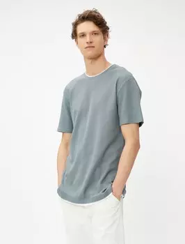 Классическая футболка Koton Shirt, серый