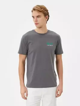 Классическая футболка Koton Shirt, темно-серый