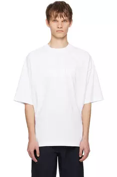 Классическая футболка 'le t-shirt typo' Jacquemus, белый
