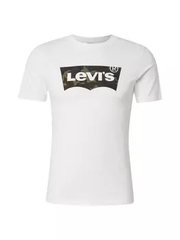 Классическая футболка LEVI'S Regular Shirt Graphic Set In Neck, белый