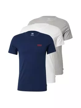 Классическая футболка LEVI'S Shirt, цвет mottled grey/white
