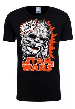 Классическая футболка LOGOSHIRT Shirt Chewbacca, черный