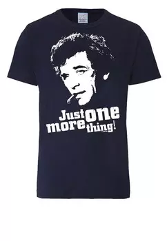 Классическая футболка LOGOSHIRT Shirt Columbo - Just One More Thing, темно-синий