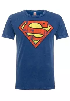 Классическая футболка LOGOSHIRT Shirt DC Comics - Superman, синий