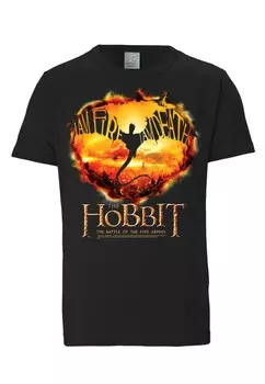 Классическая футболка LOGOSHIRT Shirt Hobbit, черный