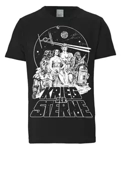Классическая футболка LOGOSHIRT Shirt Krieg der Sterne, черный